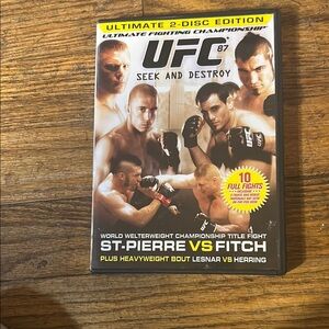 UFC Seek and Destroy DVD- Black Case